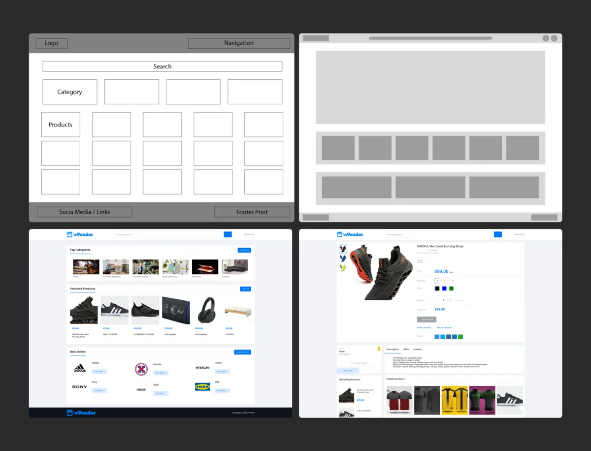 eVendor online store